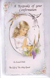 Keepsake of Confirmation Girl