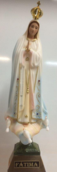 Our Lady of Fatima Statue Solid Plastic 30cm
