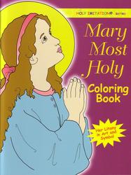 Mary Most Holy Colouring Book