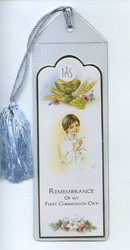 Tassel Bookmark: First Communion Boy