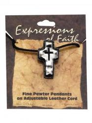 Cross on Leather Strap