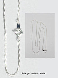 Fine Silver Plated Chain 20"/ 50 cm