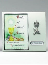 First Communion Metal Photo Frame 17.2 x 15.5cm