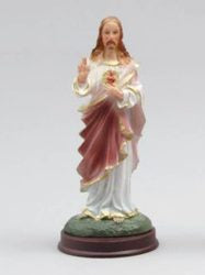 Statue Sacred Heart Resin 15cm