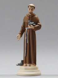 Saint Francis Plastic Magnetic Statue 10cm