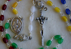 Mission Rosary Beads Plastic Mutlicolour