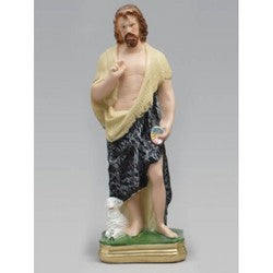 John the Baptist Plaster Statue 30cm