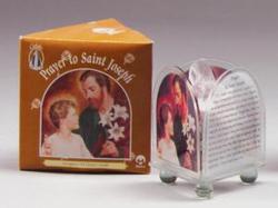 Triangular St Joseph Votive Candle