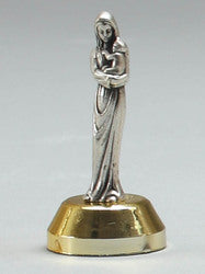 Madonna and Child Magnetic Metal Statuette 5 cm