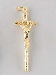 John Paul II Papal Crucifix Gilt 4.8 cm – Fidelity Books and Pieties