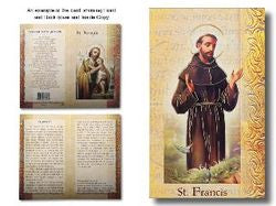 St Francis of Assisi leaflet