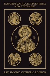 Ignatius Catholic Study Bible - New Testament - RSV Second Catholic Edition - RSV2CE - Paperback - Black