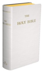 Holy Bible Douay-Rheims - Pocket Size - Flexible White Leather