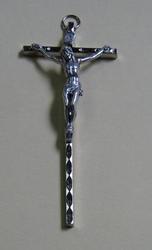 Metal Wall Crucifix 9 cm