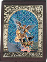 St Michael Desk Plaque - 6.5 x 5cm