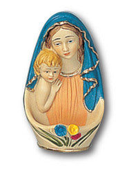 Resin Holy Water Font - Mother and Child 14.5cm