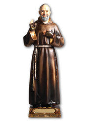Statue Padre Pio Resin 23cm