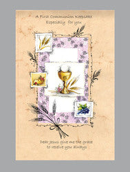First Communion Padded Keepsake Booklet