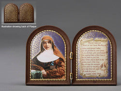 St Mary MacKillop Bi-fold Plaque Wood-look