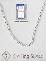 Sterling Silver Chain 50 cm Boxed