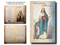 St Catherine of Alexandria leaflet