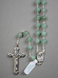 Genuine Aventurine Rosary Beads - made in Italy