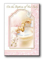 Baptism Padded Keepsake Booklet - Girl