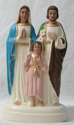 Holy Family Plastic Magnetic Statue 10cm