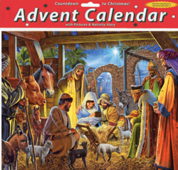 Advent Calendar - Joyous Nativity - Picture , but no scripture verse .