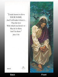 Jesus in the Garden Bookmark