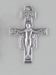 San Damiano Metal Crucifix 4.5 cm