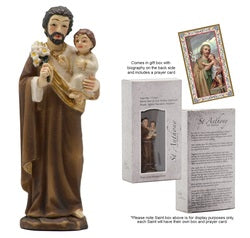 St Joseph Statue 8.7 cm - Holy Card included