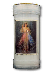 Devotional Candle Divine Mercy 16 x 6.2cm