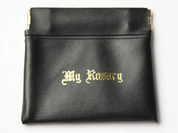 Push Pocket Rosary Purse Black