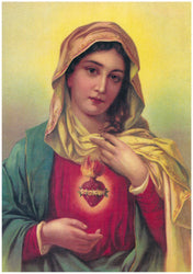 A4 Print - Immaculate Heart of Mary