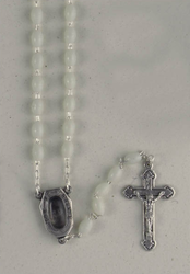 Plastic Rosary Beads - Lourdes Water