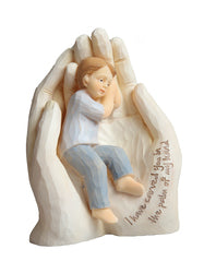 Palm of My Hand Boy Statue