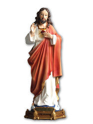 Sacred Heart of Jesus Resin Statue 20cm