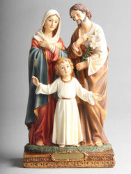 Holy Family Resin Statue 20cm