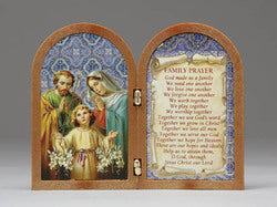 Folding plaque Holy Family