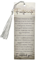 Footprints Bookmark Tassell
