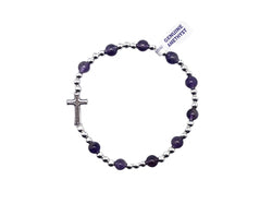 Amethyst Rosary Bracelet