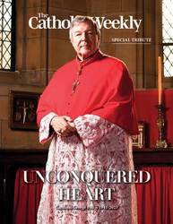 "Unconquered Heart" Catholic Weekly Cardinal Pell Tribute Magazine